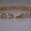 Multi Shape Lab Grown Diamond Tennis Bracelet – 14K Gold Luxury Statement Jewelry