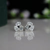 Oval, Emerald &amp; Pear Shaped Lab-Grown Diamond Earrings – Triple Stone Elegance
