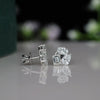 Oval, Emerald &amp; Pear Shaped Lab-Grown Diamond Earrings – Triple Stone Elegance