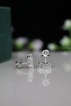 Oval, Emerald &amp; Pear Shaped Lab-Grown Diamond Earrings – Triple Stone Elegance