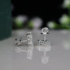 Oval, Emerald &amp; Pear Shaped Lab-Grown Diamond Earrings – Triple Stone Elegance