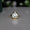 2 carat E VVS2 IGI Certified Round Lab Diamond With Halo Engagement Ring