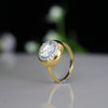2 carat E VVS2 IGI Certified Round Lab Diamond With Halo Engagement Ring