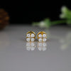 Lab-Grown Diamond Earrings with 4-Stone Design – Ethical &amp; Elegant