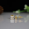 Lab-Grown Diamond Earrings with 4-Stone Design – Ethical &amp; Elegant