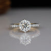 Elegant Engagement Lab Grown Diamond Solitaire Ring in 14K Yellow Gold Ring