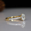 Elegant Engagement Lab Grown Diamond Solitaire Ring in 14K Yellow Gold Ring
