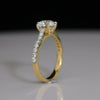 Elegant Engagement Lab Grown Diamond Solitaire Ring in 14K Yellow Gold Ring