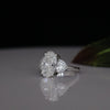 Brilliant 6 Carat Oval Cut Lab Diamond Engagement Ring
