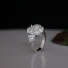 Brilliant 6 Carat Oval Cut Lab Diamond Engagement Ring