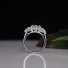 Brilliant 6 Carat Oval Cut Lab Diamond Engagement Ring