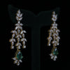 Luxury Russion Emerald Drop Lab Grown Diamond Earrings –  Bridal Statement Jewelry