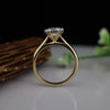 Classic Round Lab Grown Diamond Solitaire Ring in 14K Gold |  Minimal Bridal Jewelry