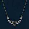 Modern Minimalist Lab Grown Diamond Mangalsutra Pendant 18K Gold
