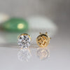 5 Prong 1.07CT Solitaire Lab Grown Diamond Stud
