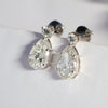 Beautiful Pear Shaped Lab Grown Diamond Earrings