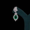 Fancy Diamond Green Emerald Lab Grown Diamond Earring