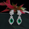 Fancy Diamond Green Emerald Lab Grown Diamond Earring