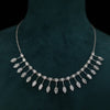 Lab grown diamond single line necklace