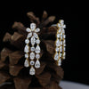Elegant Lab-Grown Diamond Dangler Earrings-Sustainable Luxury with a Fancy Diamond Finish