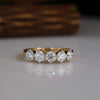 Round Cut Lab Grown Diamond Eternity Band Ring | 14K Gold Wedding Band