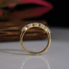 Round Cut Lab Grown Diamond Eternity Band Ring | 14K Gold Wedding Band