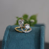 Fancy Lab Grown Diamond Ring-18KT Gold
