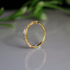0.25 CT Fancy Lab Grown Diamond Ring-18KT Gold