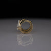 Pear Shape Lab Grown Diamond Huggie Earrings 14K Gold for Women