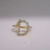 Initial Letter D Round Lab Grown Diamond Ring – Alphabet 14K Gold Ring