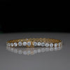 Classic 30 Cents Round Cut Lab-Grown Diamond Tennis Bracelet in 14K Gold