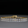 Round Lab Grown Diamond Tennis Bracelet | 14K Yellow Gold