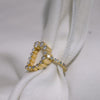Initial Letter D Round Lab Grown Diamond Ring – Alphabet 14K Gold Ring
