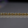 0.35 Cents Each Classic Round Lab Grown Diamond Tennis Gold Bracelet