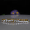 Classic 30 Cents Round Cut Lab-Grown Diamond Tennis Bracelet in 14K Gold