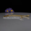 Classic 12 Cents Lab Grown Diamond Round Tennis Bracelet in 14K Yellow Gold