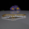 Classic 12 Cents Lab Grown Diamond Round Tennis Bracelet in 14K Yellow Gold