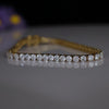 Classic 12 Cents Lab Grown Diamond Round Tennis Bracelet in 14K Yellow Gold