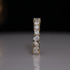 Multi Shape Lab Grown Diamond Eternity Band in 18K Gold | Fancy Cut Wedding Ring