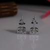 1.50CT Each Heart Shape Lab Grown Diamond Stud Earrings in 14K White Gold | Minimalist Love Jewelry