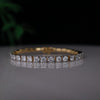 Elegant Round Cut Lab-Grown Diamond Tennis Bracelet in 14K Gold for Women