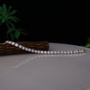 Elegant Round Cut Lab-Grown Diamond Tennis Bracelet in 14K Gold for Women