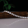 Elegant Round Cut Lab-Grown Diamond Tennis Bracelet in 14K Gold for Women