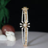 Elegant Floral Design Lab Grown Diamond Bracelet for Women in 18K Yellow Gold