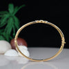 Elegant Floral Design Lab Grown Diamond Bracelet for Women in 18K Yellow Gold