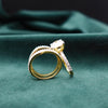 Round Shape Lab Grown Diamond Bridal Ring Set