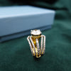 Round Shape Lab Grown Diamond Bridal Ring Set