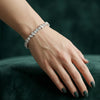 Fancy Shape Lab Grown Diamond Bracelet In 18k White Gold