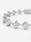 Princess Cut Diamonds Tennis Bracelets with Lab Grown Diamonds
