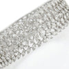 3.2 Carat Cluster Diamond Bracelet in White Gold
